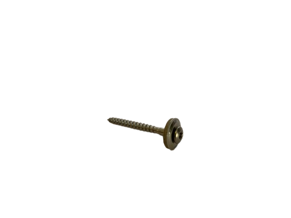 Spenglerschraube 4,5 x 35 mm, Edelstahl A2, Blank, 2-teilig mit 15 mm Dichtscheibe